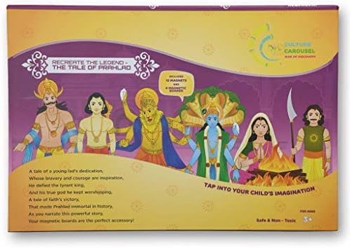 Culture Carousel, Recreate The Legend - The Tale of Prahlad, Magnetic Activity Kit, Educational Game