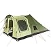 Produktbild 10T Camping-Zelt Tropico 4 Tipi Tunnelzelt Kombi mit Schlafkabine für 4 Personen Outdoor Familienzelt mit Wohnraum, versetzbarer Vorderwand, eingenähte Bodenwanne, wasserdicht mit 5000mm Wassersäule