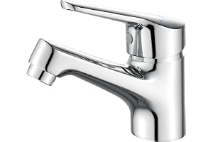 IBERGRIF M11050 Rome, Faucet Classic Bathroom, Mixer MonoMando for Washbasin, Chrome