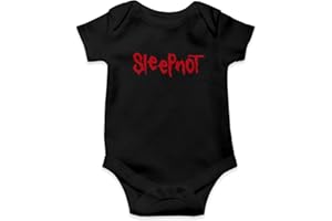 SMARTYPANTS Sleepnot Babygrow - Sleep Not Knot Slipknot Music Rock Heavy Metal Funny Baby Shower Baby Grow Romper Sleepsuit Bodysuit Infant Vest Gift Present