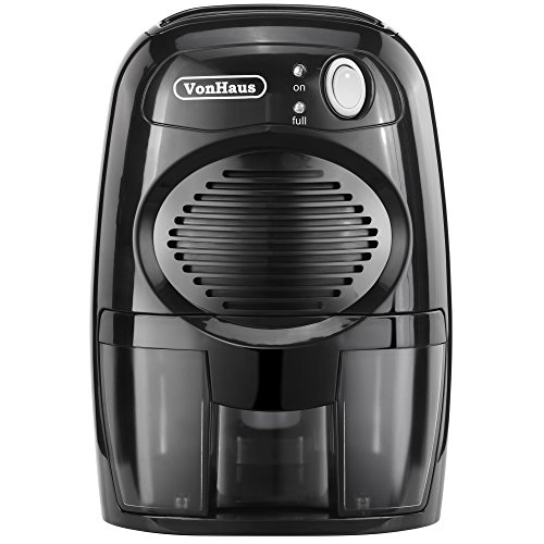 VonHaus Mini Air Dehumidifier 500ml – Compact & Portable Unit for Removing Damp, Mould, Moisture, Condensation in Home, Kitchen, Bedroom, Caravan, Office, Garage