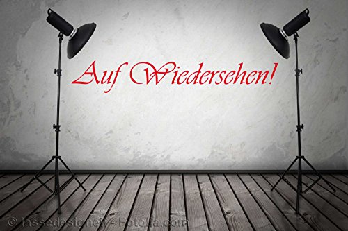 Wandtattoo W330 Auf Wiedersehen – Flur (58×9 cm) dunkelgrau - 7