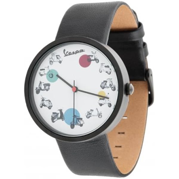 KIESENBERG Orologio da uomo Regalo per Vespa Tachimetro Fan Cockpit Quarzo Analogico Orologio da polso L-20781