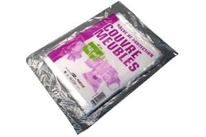 Savy 4214001 Bâche de protection meuble , Blanc, 3 x 4 m