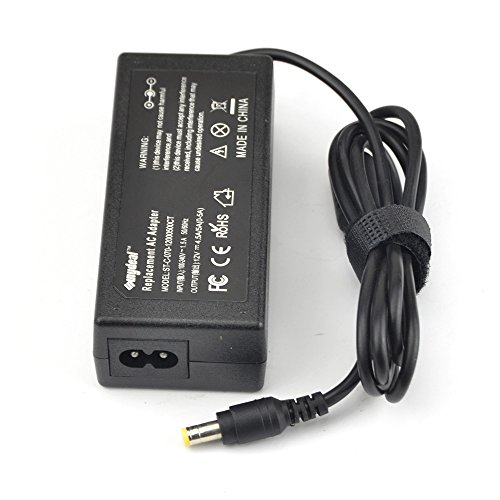 Sunydeal Cargador AC Adaptador Fuente de Alimentación para Ordenador Portátil Acer/ HP Compaq/Medion, 12V 4.5A/5A, 5.5*2.5mm , Netbook Acer LCD Monitor, AG Neovo LCD Monitor, BenQ LCD Monitor, ADI LCD Monitor, Batesias LCD Monitor, COMPAQ LCD Monitor, Cable de Alimentación