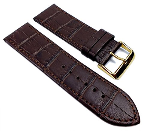 Minott Big Fashion - Louis. Prgung Ersatzband Uhrenarmband Kalbsleder Band Dunkelbraun 21933G, Ansto:28 mm Minott Big Fashion - Louis. Prgung Ersatzband Uhrenarmband Kalbsleder Band Dunkelbraun 21933G, Ansto:28 mm