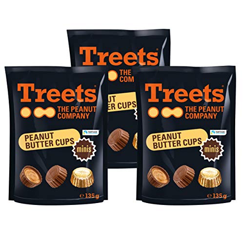Preisvergleich Produktbild Treets Peanut Butter Cups Mini (3 x 135g)