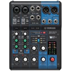 Console de mixage 6 canaux