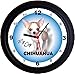 Produktbild Lucky Clocks TIERUHREN Hund Chihuahua Hell Wanduhren für Jeden Anlass Neutral