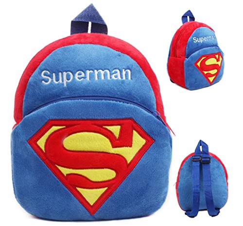 Preisvergleich Produktbild Rucksack Superman Charakter Cartoon Jungen Mädchen Plüsch Spielzeug Mini Schultasche Geschenke Kindergarten