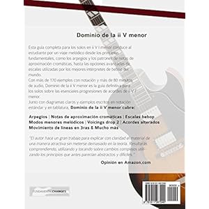 Dominio de la ii V menor para guitarra jazz: Domina el lenguaje de los solos menores de guitarra jazz