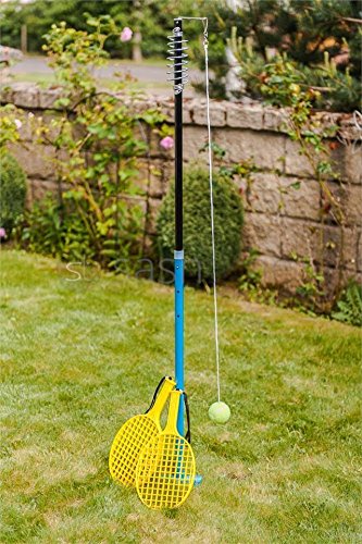 Hillington 2 PLAYER BALL GAME ROTOR SPIN SET TENNIS KIDS BALL GARDEN OUTDOOR FUN