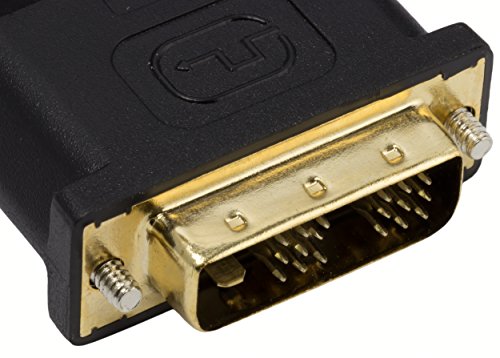 mumbi HDMI auf DVI Kabel / HDMI 19-pol Male auf DVI-D 18+1 Male – VERGOLDETE Kontakte – 10 Meter - 6