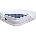 Bedecor Fitted Sheet for Air Mattress Inflate Without Disassembly Convenient & Firm Deep up to 21" White -Twin