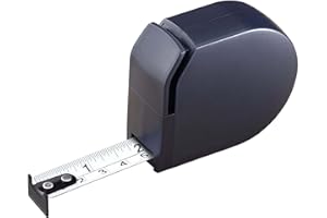 HOTO Einziehbares Maßband 3M/10 Ft Selbst-Arretierendes Bandmaß in Metrisches und Zoll, Nylon-Stahlband mit ABS Kunststoffgehäuse, Genauigkeitsklasse 2 präzise Messung, Rostfrei und Kratzfest