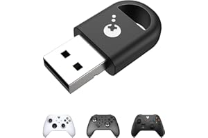 GuliKit PC Adaptateur de Manette sans Fil Compatible Series/Zen Pro/Xbox Series/Xbox One Controller (Version Bluetooth), dongle Bluetooth USB Fonctionne pour Windows 7/8/10/11