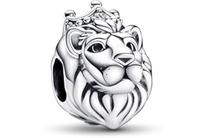 TCZNAF Le charme du roi lion Argent Sterling 925 Femmes Pearl Charm Compatible pour Européen Bracelets