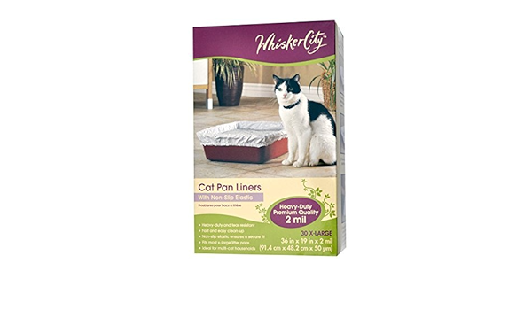 whisker city jumbo cat pan liners