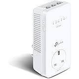 TP-Link Dual Band Gigabit AC1200 Powerline Adapter, Wi-Fi Extender/Booster,Speed Up to 1300 Mbps, Extra Power Socket, Works w