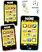 Produktbild alles-meine.de GmbH 1 Stück _ Handy / Smartphone - mit Sound & Licht & Musik -  Bunte Farben  - incl. Name - für Kinder / Jungen & Mädchen - Auto - Spielzeug Spielzeughandy / S..
