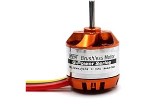 SPARKHOBBY DYS D2830 2830 750KV 850KV 1000KV 1300KV 2-4S Lipo Motore Brushless 3.175mm Albero 52g Oro e Argento per RC FPV Racing Droni (1PC D2830 750KV)