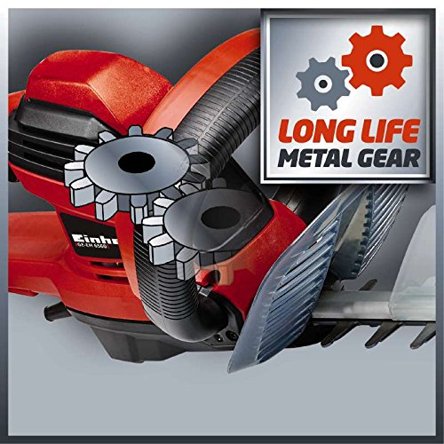 Einhell Elektro Heckenschere GE-EH 6560 (650 W, 600 mm Schnittlänge, 30 mm Zahnabstand, Schnittgutsammler, Kabelzugentlastung) - 7