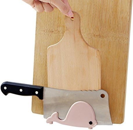 Creative Multifunctional Whale Shape Sponge Sucker Storage Rack Kitchen Cutting Board Knife Holder Phone Holder Stand (pink)