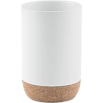 Portasapone In Ceramica E Sughero Gedy Canberra - Design Moderno, Colore Bianco, 3x13x9.5 Cm - Foto 9