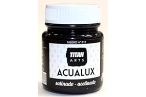 Industrias Titan. S.L 920811 - Pintura manualid. acril. 100 ml ne satin. acualux titan