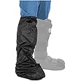 Walking Boot Cover Orthopedic for Broken Foot Injuries Medical Cast Cover Ankle Fracture Tall Walking Boot Cover Outdoor Cast Protector Rain Snow Surgical Recovery Air Walker Boot Accessories - Black