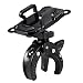 Produktbild obest Niu 360 Grad Drehung Bike Fahrrad Motorrad Telefon Halter Ständer Grip Halterung für jeden Smartphone, kompatibel mit Road und Mountain Bikes, und auch Motorräder und Roller, schwarz