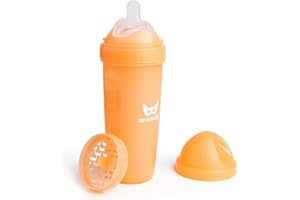 Herobility Biberon anti-coliques (340 ml, Peach)