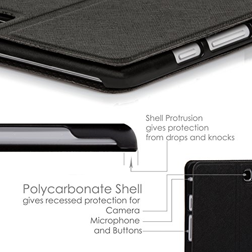 Forefront Cases® Samsung Galaxy Tab A 10.1 with S Pen SM-P580 Hülle Schutzhülle Tasche Smart Case Cover Stand – Rundum-Geräteschutz und intelligente Auto Schlaf / Wach Funktion ***NUR FÜR SAMSUNG GALAXY TABELLE A 10.1 SM-P580 MIT INTEGRIERTEM S PEN*** - 7