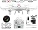 Produktbild Drone Video Foto HD Kamera 103-108V Explorer 2,4GHz Drohne LED HD Ferngesteuert + Zubehör Quadrocopter LED Kamera HD Fly Extrem Ferngesteuert NEU!