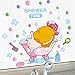 Produktbild S.Twl.E Wand entfernen, Kind, Liebe Badewanne Bad Fliesen Aufkleber Cute Cartoon Hand-Washing Plakate, Liebespuppen, große Badewanne