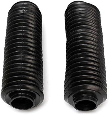 Flying Light 2pcs Motorcycle Front Rubber Gaiters Boots Gaitors Shock Protector Dust Cover