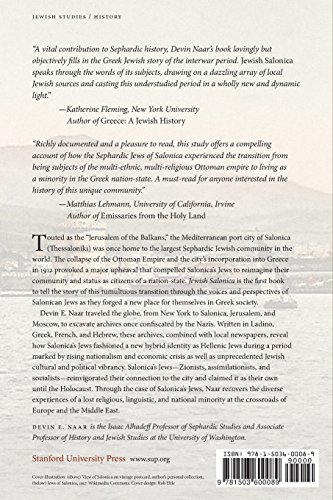 Jewish Salonica: Between the Ottoman Empire and Modern Greece (Stanford Studies in Jewish History and C)