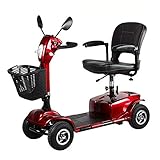 [Capacidad de obstáculo fuerte, estable y seguro]: neumático de 225 mm con diseño de doble amortiguador, mejor efecto de amortiguación, viaje cómodo y seguro, fácil de manejar en condiciones complejas de la carretera, frenos electromagnéticos, suelte los frenos, no se deslice en la pendiente pendiente, evitar pánico Error