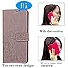 Galaxy J5 Prime Leather Case,Galaxy J5 Prime Floral Wallet Case,Leeook Card Slots Pu Leather Magnetic Closure Bookstyle Elegant Retro Pressed Flower Strap Flip Wallet Proective Case Cover with Stand for Samsung Galaxy J5 Prime+1x Black Stylus-Flower,Purple