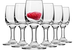 Alcohol Cage, Verres à shooter, 6x SET, Volume 35 ml, Verres à liqueur, Lavable au lave-vaisselle, Verres à Tequila, Verres à tige haute