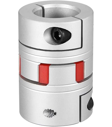 Coupleur D'Arbre Sourcing Map 20mm-20mm - Alliage Aluminium L66mm, Pour Moteur Pas à Pas, Servo