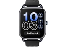 (Renewed) OnePlus Nord Watch with 1.78” AMOLED Display, 60 Hz Refresh Rate, 105 Fitness Modes, 10 Days Battery, SPO2, Heart R