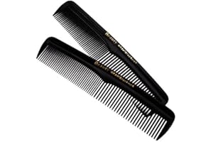 UNBEKANNT 2 kieszenie grzebienie czarne 13 cm Beauty nietłukące się