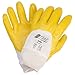 Produktbild 144 Paar NITRAS 03400 Nitrilhandschuhe gelb mit Strickbund Arbeitshandschuhe Gr.: 9