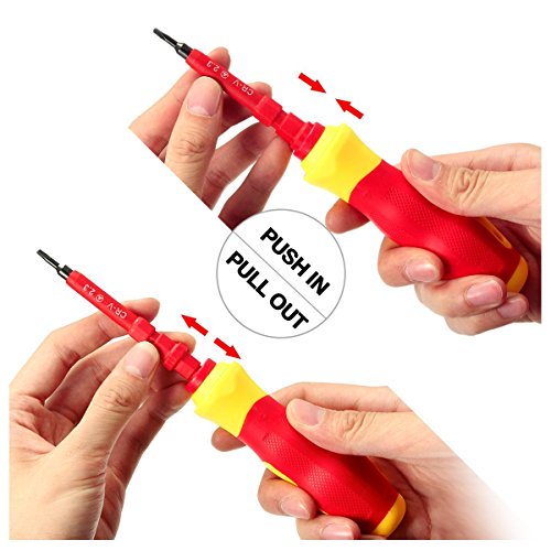 Cymuros 7 in 1 Multifunktionale Schraubenzieher Set, Präzision Schraubenzieher Reparaturtool Für Handy Notebook Zu Hause Elektrische Geräte - 8