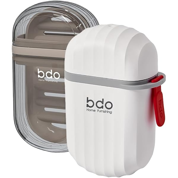 MEGHARSH Leakproof Travel Soap Case, Shampoo Bar Holder, Powerland Soap