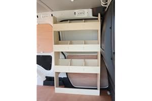 Vanify Estanterías para Furgonetas - Se Ajusta a VW Caddy Maxi 2003+ Estantería Delantera para el Lado del Conductor