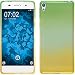 Produktbild PhoneNatic Case für Sony Xperia E5 Hülle Silikon Design:03 Ombrè + 2 Schutzfolien