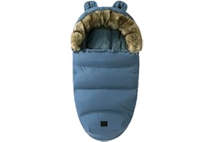 DSOAR Saco de Dormir para Cochecito Universal Saco de Dormir Invierno Cálido para Bebé Al Aire Libre Impermeable y Resistente al Viento, Adecuado para Cochecitos, Buggy, Cuna