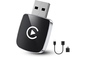 BINGKELE CarPlay Wireless Adapter for iPhone,2025 Upgraded Convert Wired to Wireless CarPlay,Plug and Play Car Play Wireless Adapter,Wireless CarPlay Adapter UK for Apple,Compatibility with iPhone iOS 10+